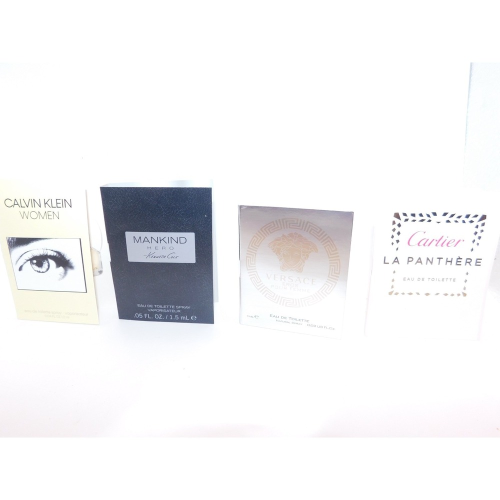 CK Women-Mankind Hero-Versace Eros Pour Femme- Cartier La Panthere Perfu Samples